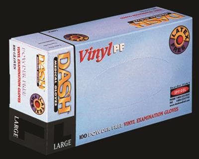 Dash Vinyl Powder-Free Exam Gloves, Latex-Free, Clear, Large, 100/Box, SPF100L thumbnail 14