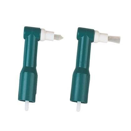Denticator Disposable Prophy Angles with Tapered Brush Tips, Latex-Free, 90° Angle, Green, 144/Pkg thumbnail 3