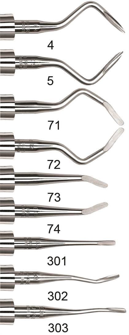 Hu-Friedy #71 Miller Apexo Surgical Elevator, Single End, #510 Large Tapered Hexagonal Handle, Stainless Steel, 217301 thumbnail 6