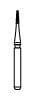 NTI Trimming & Finishing Carbide Bur, 20-Flute, OA-3F, Bullet, FG, 0.7 mm, Yellow, 5/Pkg, H247-007F thumbnail 6
