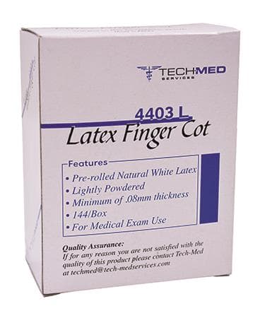 Nitrile Finger Cots, Small, Powder-Free, Latex-Free, Box of 144 thumbnail 3