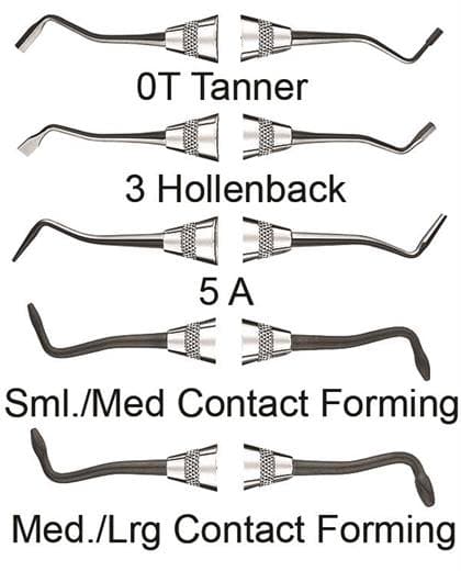 Hu-Friedy XTS Composite Contact Forming Instrument, Small/Medium, Posterior, Double End, #6S Smooth Satin Steel Handle, TNCFIS/M thumbnail 7