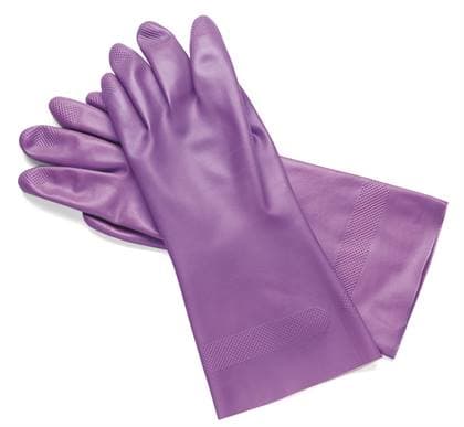 IMS Lilac Nitrile Utility Gloves, Flocklined, Powder-Free, Large (Size 9), 3 Pairs/Box, 40-064 thumbnail 9