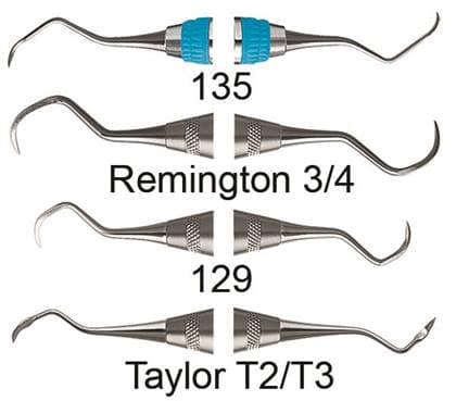 Hu-Friedy T2/T3 Taylor Double-End Sickle Scaler, #7 Satin Steel Colours Handle, 1 Each thumbnail 3