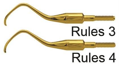 American Eagle Quik-Tips Talon Tough Universal Curette, Rules 4, Cone Socket, Stainless Steel, AECR4TTQT thumbnail 4