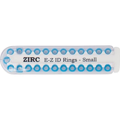 Zirc E-Z ID Instrument Rings, Small, Neon Blue, 1/8", 25/Pk, 70Z100N thumbnail 7