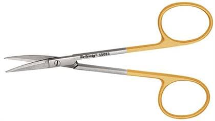 Hu-Friedy Iris Perma Sharp Surgical Scissors, Curved, 4-1/2" (11.5 cm), Stainless Steel, S5083 thumbnail 5