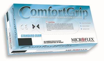 MICROFLEX ComfortGrip CFG-900 Powder-Free Latex Exam Gloves, Textured, Non-Sterile, X-Large, Natural, 100/Box, CFG-900-XL thumbnail 12