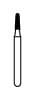 NTI Diamond Bur, Round End Taper, Coarse Grit, Friction Grip (FG), #849-012, 1.2 mm Head Diameter, 4.0 mm Head Length, 5/Pkg, C849-012 thumbnail 6