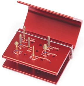 Alpen Crown and Bridge Preparation Kit, 7 FG Diamond Burs with Bur Block, R1005 thumbnail 4