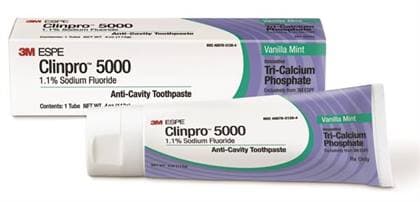 3M Clinpro 5000 1.1% Sodium Fluoride Anti-Cavity Toothpaste, Vanilla Mint, 4 oz Tube, 12115 thumbnail 13