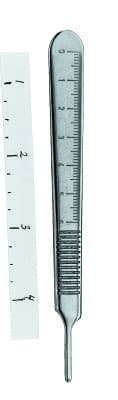 Hu-Friedy #3 Bard-Parker Style Scalpel Handle with Metric Ruler, Stainless Steel, 1 Each, 10-130-03 thumbnail 9