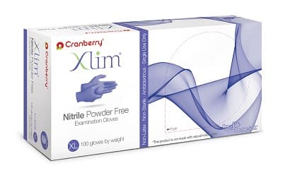 Cranberry Xlim Nitrile Examination Gloves, Powder-Free, Non-Sterile, Extra Small, Blue, 100/Box, CR3125 thumbnail 13