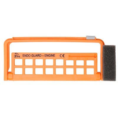 Zirc Steri-Endo Guard Engine Endodontic File Organizer, Neon Orange, Holds 11 Engine & 5 Hand Files, 50Z452Q thumbnail 5