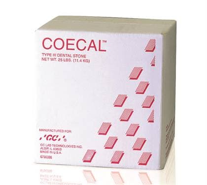 COECAL Type III Laboratory Stone, Buff, 25 lb, 1/Pk, 310125 thumbnail 9