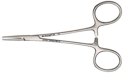 Hu-Friedy H4 Halsted-Mosquito Hemostat, Straight, 4-3/4", Stainless Steel, Each thumbnail 6