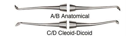 Hu-Friedy Discoid-Cleoid Tungsten Carbide Carver, #C/D Design, #41 Round Handle, Double End, CVTCC/D thumbnail 3