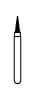 NTI FG Diamond Bur, Fine Grit, Interproximal, #392A-016, 1.6 mm Diameter, 3.5 mm Length, Friction Grip, 5/Pk thumbnail 6