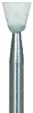 Shofu Dura-White Stones, FG (Friction Grip), Inverted Cone IC2, Aluminum Oxide, White, 12/Bx, 0245 thumbnail 5
