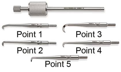 Premier Morrell Crown Remover Point 4, Replacement Tip, 1/Pk, 1003155 thumbnail 6