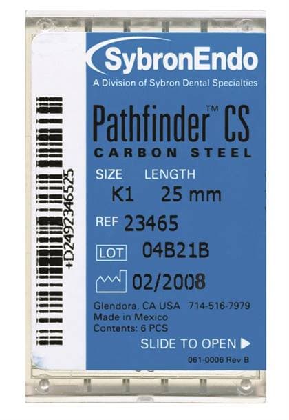 Pathfinder CS Carbon Steel Hand File, 25 mm, #K1, Dark Brown, 6/Pk, 23465 thumbnail 8