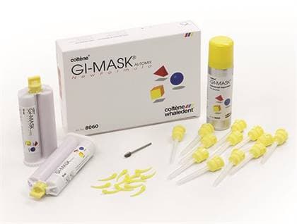 Coltene GI-MASK Automix New Formula Gingival Mask Refill Kit, 2 x 50 ml Cartridges, 12 Mixing Tips, 12 Intra-Oral Tips, C8065 thumbnail 6