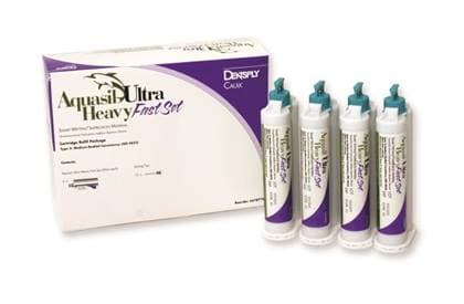 Aquasil Ultra Smart Wetting Impression Material, Heavy Body, Regular Set, 50 ml Cartridges, Light Green/Mint, 4/Pk, 678775 thumbnail 11