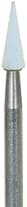 Shofu Dura-White Stones, FG, CN1 Pointed Cone, #024, White, 12/Pk, 0241 thumbnail 17