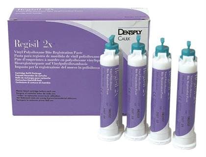 Regisil 2X VPS Bite Registration Material, Regular Set, Purple/Teal, 50 mL Cartridge Refill Pack, 4/Pk, 619500 thumbnail 18