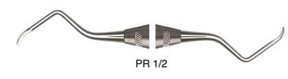Hu-Friedy Prichard Periodontal Surgical Curette, PR1/2, Double End, #6 Satin Steel Handle, 1.5mm Working End, 712795 thumbnail 6