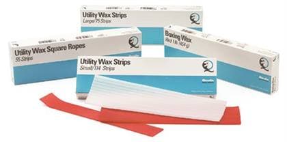 Quala Utility Wax Strips, Small, Red, 144/Bx thumbnail 2