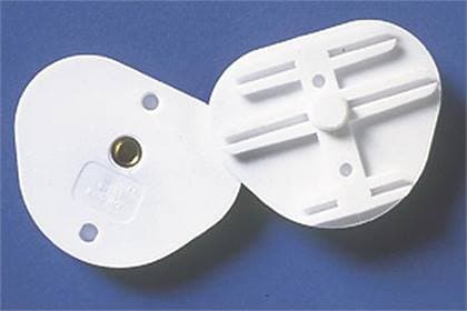 Whip Mix Plastic Mounting Plates, White, 20/Pkg, 8580B thumbnail 5
