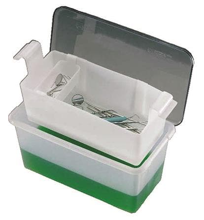 Cetylite C-Tub Instrument Receptacle, 1 Gallon, White with Gray Lid, 0106 thumbnail 13