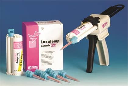 Luxatemp Automix Plus Temporary Crown & Bridge Material, Shade A2, Bulk Pack, 5 x 76 g Cartridges with 75 Automix Tips, 110406 thumbnail 12