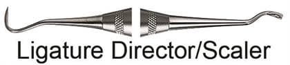 Hu-Friedy Ligature Director/Scaler, Double-Ended, #6 Satin Steel Handle, 678-905 thumbnail 7