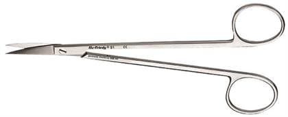 Hu-Friedy #1L Kelly Curved Surgical Scissors, 7", 1 Serrated Blade, Stainless Steel, Each thumbnail 5