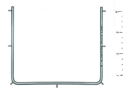 Hu-Friedy RDCF5 Rubber Dam Frame, Child, 5" (13 cm), Stainless Steel, 1/Pk thumbnail 7