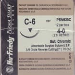 Hu-Friedy Perma Sharp Chromic Gut Absorbable Suture, 4-0, 27", C-6 Reverse Cutting 3/8 Circle Needle, 12/Box, PSN635C thumbnail 11