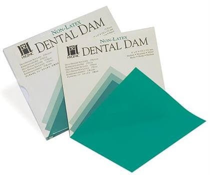 Hygenic HySolate Non-Latex Dental Dam, 6" x 6", Medium, Green, 75/Box, H09106 thumbnail 12