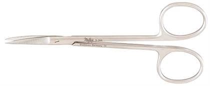 Miltex Vantage Iris Scissors, Curved, 4-1/8", Stainless Steel, V95-306 thumbnail 12