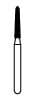 NTI Diamond Bur, FG, Curettage, #SC878K-014, 1.4 mm, Super Coarse, Black, 5/Pk, SC878K-014 thumbnail 6