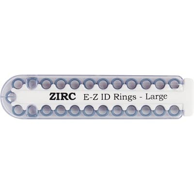 Zirc E-Z ID Instrument Rings, Large, Blue, 25/Pkg, 70Z200B thumbnail 6