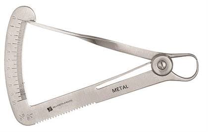 J&J Instruments Iwanson Spring Caliper, Sharp Pointed Ends for Metal, 0-10 mm, 06-841 thumbnail 4