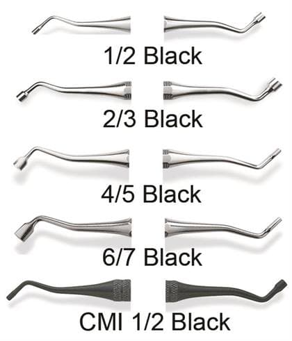 Premier Black #1/2 Smooth Double-End Plugger/Condenser, Octagonal Handle, 1/Pk, 1003816 thumbnail 10