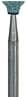 Shofu Dura-Green Stones, HP (Handpiece), Inverted Cone IC3, ISO #050, Silicon Carbide, 72/Pk thumbnail 7