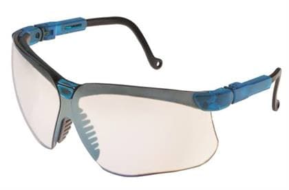 Uvex Genesis Safety Glasses, Clear Lens, Vapor Blue Frame, 355816 thumbnail 15