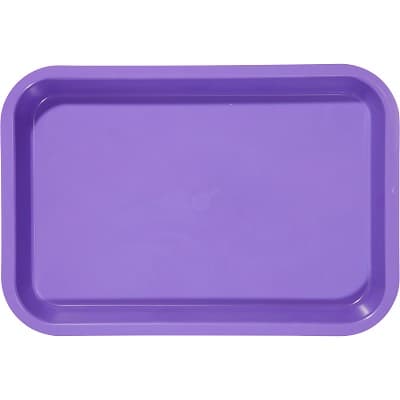 Zirc Mini Flat Set-Up Tray, Neon Purple, 9-3/8" x 6-3/8" x 7/8", 20Z101R thumbnail 6