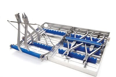 Hu-Friedy IMS Signature Series Double-Decker Orthodontic Instrument Cassette, 20-Instrument, Large, Blue, IM5208-OR thumbnail 3