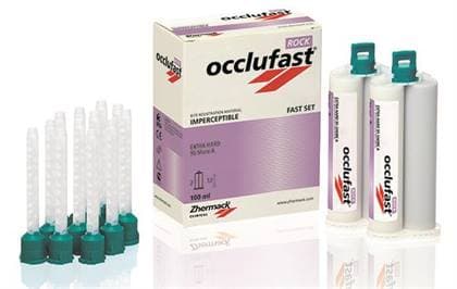 Occlufast Rock VPS Bite Registration Material, Fast Set, 2 x 50 mL Cartridges with 12 Mixing Tips, C200726 thumbnail 12