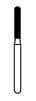 NTI Friction Grip Diamond Bur, Fine, Round End Cylinder, #881-014, 1.4 mm Diameter, 8.0 mm Head Length, 5/Pk, F881-014 thumbnail 7